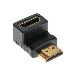 Adattatore HDMI - maschio-femmina - fondo angolato - contatti dorati - 4K2K