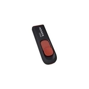 ADATA Classic Series C008 - USB-Flash-Laufwerk - 64GB - USB2.0 - Schwarz, Rot (AC008-64G-RKD)
