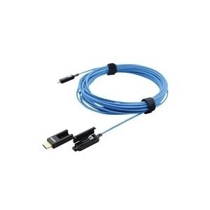 Kramer CLS-AOCH/XL-295 - HDMI-Kabel - mikro HDMI (M) bis mikro HDMI (M) - 90,0m - Glasfaser - Blau - aktiv, 4K Unterstützung (97-0403295)