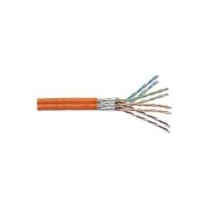 DIGITUS ProfessionalCat.7 Rohkabel Twisted Pair Installation Cable - Bulkkabel - 100,0m - SFTP -Cat.7 Rohkabel - Solid, halogenfrei - orange, RAL 2000 (DK-1743-VH-D-1)