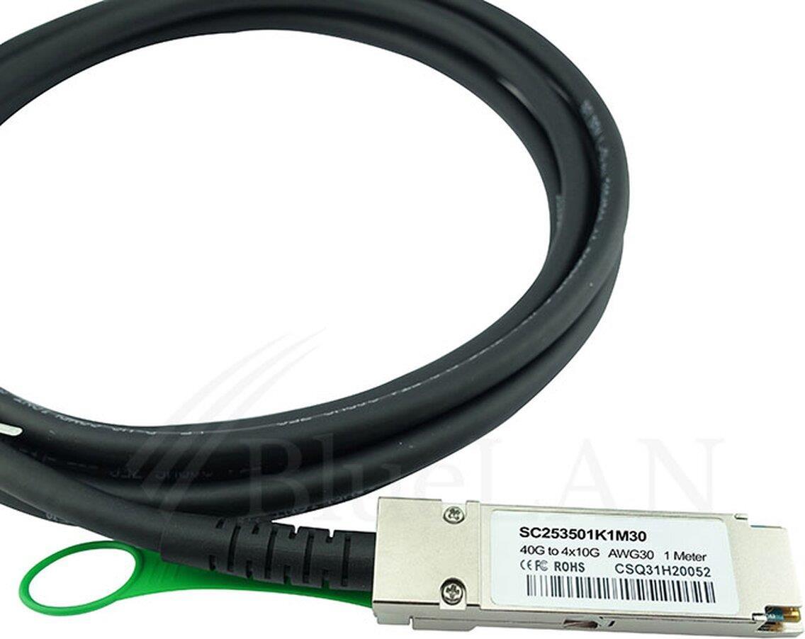 X4DACBL1 compatibile BlueLAN QSFP DAC SC253501K1M30