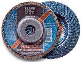 PFERD Lamellenschleifscheibe Polifan Strong D.125mm K.36 ZK Pferd (67788025)