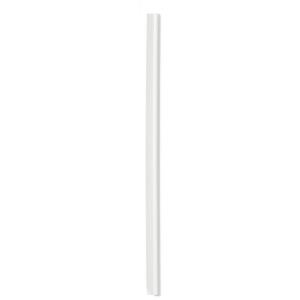 DURABLE Klemmschiene, DIN A4, Füllhöhe: 6 mm, weiß aus Kunststoff, für ca. 60 Blatt (2901-02)