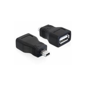 Delock Adattatore USB 20-A femmina mini USB maschio