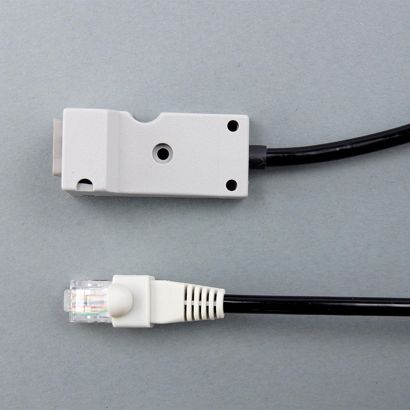 pei tel AK92 5m Handapp.-Kabel, Western-Buchse, grau  Western-Stecker, für STP CarKit zum abgesetzten Anschluss der CarKit-Besprechungseinrich-tungen (z.B. #B16848) mit 8poligem Westernstecker (grau) (6704 10400151)