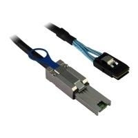 InterTech Inter-Tech - Serial ATA / SAS-Kabel - Serial ATA 150/300/600 - 4x Shielded Mini MultiLane SAS (SFF-8088), 26-polig - 36 PIN 4iMini MultiLane - 90 cm - Schwarz (88885254)