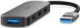 Nedis CCGB61210GY01 hub di interfaccia USB 3.2 Gen 1 [3.1 Gen 1] Type-A Grigio (Nedis USB Hub, 5 Gbps - Grey)