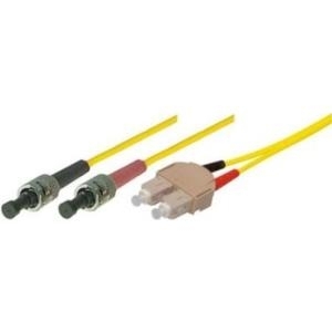 Tecline Fröhlich + Walter - Patch-Kabel - ST single mode (M) - SC-Einzelmodus (M) - 3 m - Glasfaser - 9 / 125 Mikron - OS2 - Gelb (39979203)