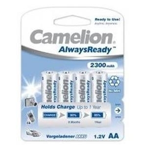Camelion AlwaysReady Premium NH-AA2300AR-BP4 - Batterie 4 x AA-Typ - NiMH - (wiederaufladbar) - 2300 mAh
