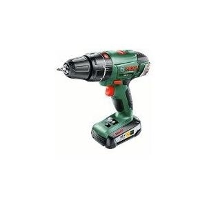 Bosch Home and Garden Akku-Schlagbohrschrauber PSB 18 LI-2, Akku, Ladegerät, Doppelschrauberbit, Koffer (18V, 2,5 Ah, Schrauben-Ø bis 10 mm, BohrØ 35 mm in Holz, 13 mm in Stahl, 15 mm in Mauerwerk) (060398230B)