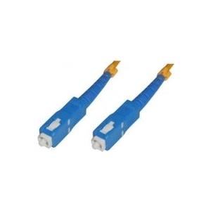 MicroConnect - Netzwerkkabel - SC/UPC Einzelmodus (M) bis SC/UPC Einzelmodus (M) - 10 m - Glasfaser - 9/125 Mikrometer - halogenfrei - Gelb