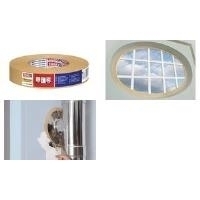 tesa Maler Krepp 4319 Papierabdeckband, 19 mm x 50 m starkt gekreppt, schmiegsames und reißfestes Papierklebeband - 16 Stück (04319-00006-00)