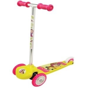 Smoby 750200 Kinder Dreiradroller Weiß - Gelb Tretroller (SM-750200)