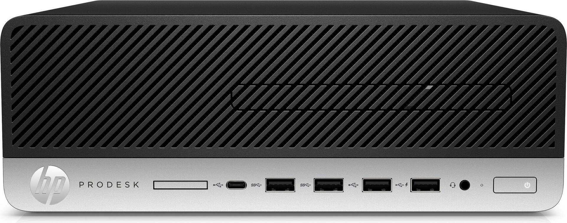 HP ProDesk 405 G4 - SFF - Ryzen 3 Pro 2400G / 3,6 GHz - RAM 16GB - SSD 512GB - NVMe - DVD-Writer - Radeon RX Vega 11 - GigE - Win 10 Pro 64-Bit - Monitor: keiner - Tastatur: Deutsch (9UG14EA#ABD)