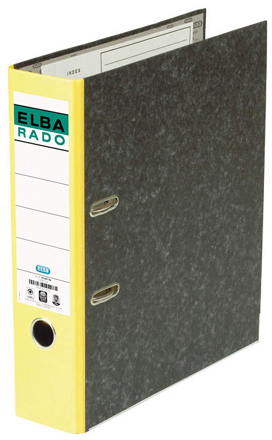ELBA Ordner ELBArado 100022600 DIN A4 80mm Pappe gelb (100022600)