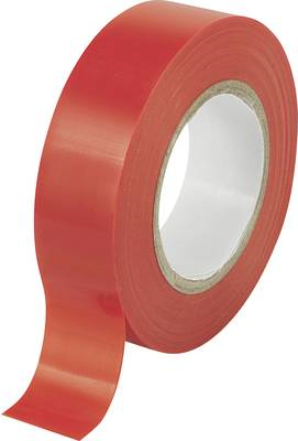 TRU COMPONENTS 1564107 Isolierband Rot (L x B) 25 m x 19 mm 1 Rolle(n) (1564107)