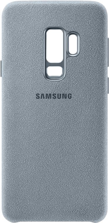 Samsung Alcantara Cover EF-XG965 - Hintere Abdeckung für Mobiltelefon - Alcantara - Minze - für Galaxy S9+ (EF-XG965AMEGWW)