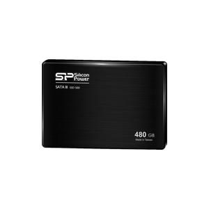 SILICON POWER Slim S60 - SSD - 480GB - intern - 6,4 cm (2.5) - SATA 6Gb/s - Schwarz (SP480GBSS3S60S25)