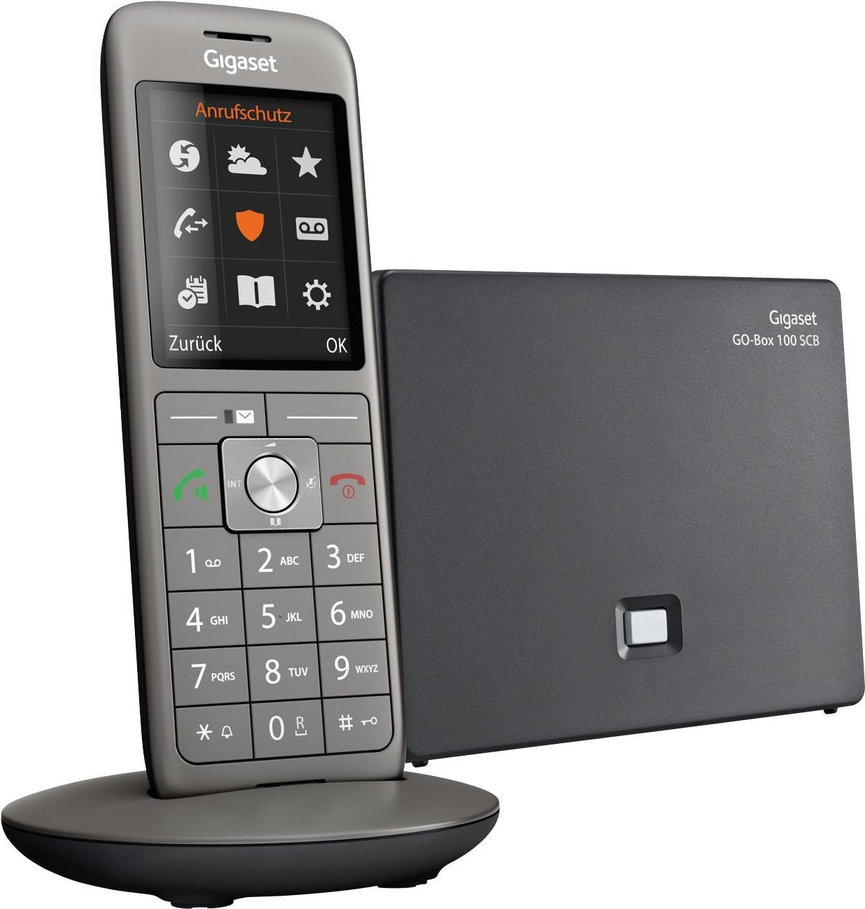 Telefono cordless Gigaset CL690A SCB con protezione chiamata e risposta - antracite