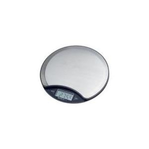 MAULdisk Briefwaage, Tragkraft: 5.000 g, nickel Batteriebetrieb, inkl. einr 3 V Lithium-Batterie (CR2032) (16750-96)