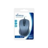 MediaRange - Maus - optisch - 3 Tasten - verkabelt - USB (MROS201) MediaRange - Maus - optisch - 3 Tasten - verkabelt - USB (MROS201)