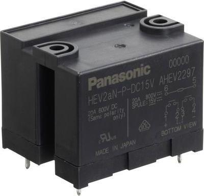 Panasonic relè di stampa 24 V/DC 20 A 2 chiudiporta HEV2AN-P-DC24V 1 pezzo (HEV2AN-P-DC24V)