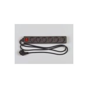 REV - Verlängerungsschnur - Wechselstrom 250 V - 3500 Watt - output connectors: 6 - 1,4 m (512380555)