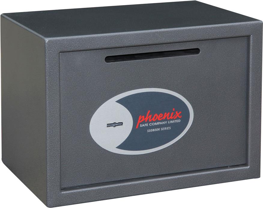 Phoenix SS0802KD 17L Acciaio Grafite, Metallico cassaforte (Phoenix Vela Deposit Home and Office Size 2 Safe Key Lock Graphite