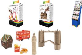 Polaroid 3D-Stift Fast Play + Root Play + Filamente im 18er Bodendisplay - 1 Stück (3D-PL-DP-1005-0)