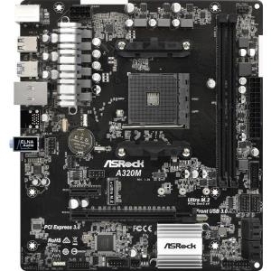 ASRock A320M - Motherboard - micro ATX - Socket AM4 - AMD A320 - USB 3.0 - Gigabit LAN - HD Audio (8-Kanal) ASRock A320M - Motherboard - micro ATX - Socket AM4 - AMD A320 - USB 3.0 - Gigabit LAN - HD Audio (8-Kanal)
