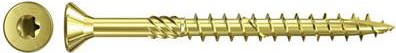 Fischer 660209 MDF-Plattenschrauben 4.5 mm 50 mm Torx galvanisch verzinkt 200 St. (660209)