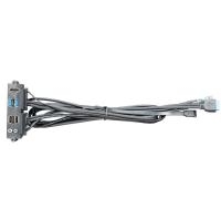 Lian Li PW-IS22AV85AT0 - USB-/eSATA-/Audio-Anschlusskonsole - USB, stereo mini jack, eSATA, USB3.0 (W) bis MPC, eSATA, 19-poliger USB3.0 Kopf, 9-poliger USB-Header (W) - 85 cm (PWIS22AV85A)