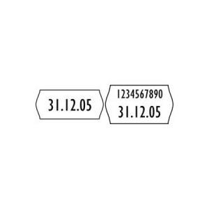 Avery Zweckform - Etiketten - removable self-adhesive - weiß - 12 x 26 mm 15000 Etikett(en) (10 Rolle(n) x 1500)