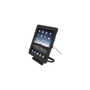 Compulocks iPad Lockable Case Bundle With Security Rotating Stand andwith security cable lock - Black - Sicherheitskit - Schwarz - für Apple iPad Air, iPad Air 2 (IPADAIRRSBB)