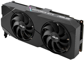 ASUS Dual GeForce RTX 2070 OC Evo 8GB GDDR6 Grafikkarte - 2x DisplayPort/2x HDMI/1x DVI (90YV0CN1-M0NA00)