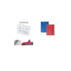 AVERY Zweckform Notizbuch Notizio, DIN A4, kariert, rot Kunststoff Deckel, 90 Blattt, Spiralbindung, 90 g/qm (7035)