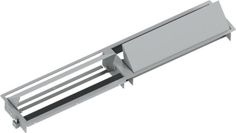 Bachmann CONI DUO Large - Steckdosenleiste für bündige Montage - Metallisch-Grau, RAL 9006 (Packung mit 2) (911.025)