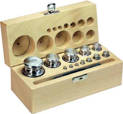 Kern 334-07 F2 Gewichtsatz, 1 g - 2 kg Edelstahl feingedreht, im Holzetui (334-07)