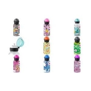 emsa KIDS Trinkflasche, 0,4 Liter, Motiv: Fußball komplett spülmaschinengeeignet, Deckel zerlegbar, aus - 1 Stück (518125)