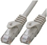 M-Cab 3914 cavo di rete Grigio 0,5 m Cat6 U/UTP [UTP] (CAT6 RJ45 UTP LSZH 0.5M GY - 5GBIT PATCH CABLE HALOGENFREI)