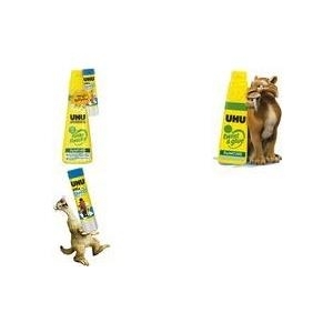 UHU Vielzweckkleber flinke flasche + GRATIS Klebestift magic ReNature, lösemittelfrei, in weicher Kunststoff-Flasche, - 1 Stück (46285)