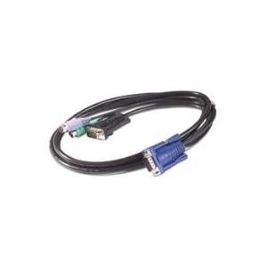 Schneider Electric APC - Tastatur- / Video- / Maus- (KVM-) Kabel - PS/2, 6-polig, HD-15 (M) - 3,66 m - für KVM Switch (AP5254)