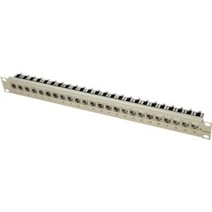 Telegärtner AMJ Module K Cat.6 - Patch Panel - RJ-11/RJ-12 X 24 - Hellgrau, RAL 7035 - 1U (J02023K0027)