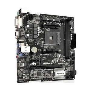 ASRock AB350M-HDV Mainboard - Sockel AM4 - Micro-ATX - VGA, DVI, HDMI, DDR4 (90-MXB3P0-A0UAYZ) ASRock AB350M-HDV Mainboard - Sockel AM4 - Micro-ATX - VGA, DVI, HDMI, DDR4 (90-MXB3P0-A0UAYZ)