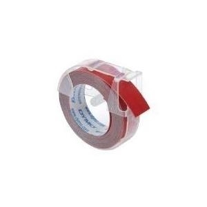 DYMO 3D label tapes nastro per etichettatrice (Dymo S0898150 White on Red Embossing Tape)