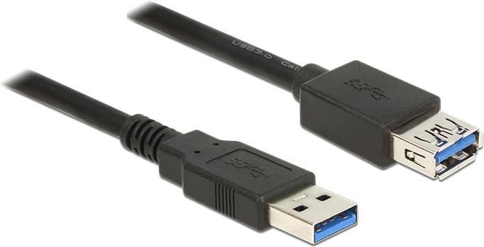 DeLOCK 85053 cavo USB USB 3.2 Gen 1 3.1 Gen 1 05 m USB A Nero (DeLOCK USB forlngerkabel - USB Type)