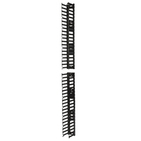 Schneider Electric APC - Rack-Kabel-Management-Kit (senkrecht) - Schwarz - 48U (Packung mit 2) - für NetShelter SX (AR7588)