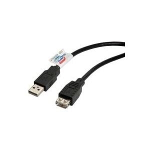 CABLE EXTENSION USB 2.0 A-A M/F