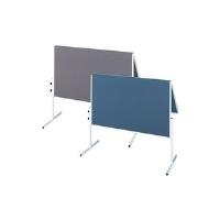 FRANKEN Moderationstafel X-tra!Line, klappbar, Filz, grau Tafelformat: 2 Tafeln