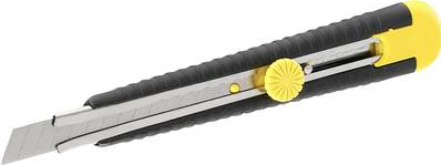Stanley 0-10-409 Schwarz - Gelb Abbrechmesser Teppichmesser (0-10-409)